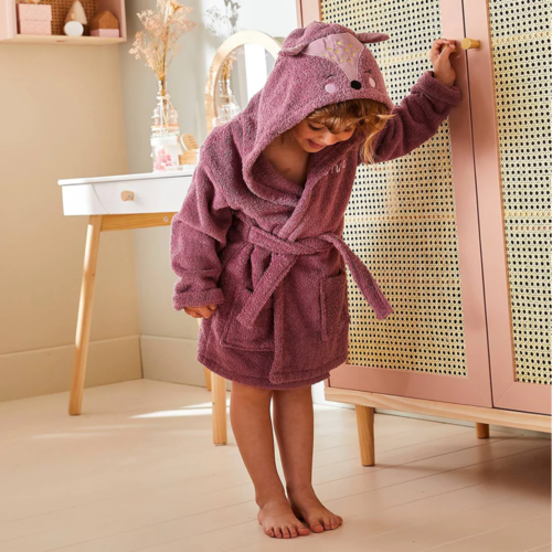 Organic Hooded Kids Bath Robe